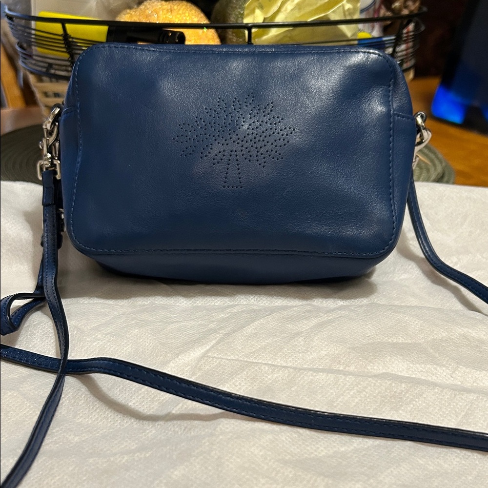 MULBERRY Pochette in Elegant Blue Crossbody Bag
